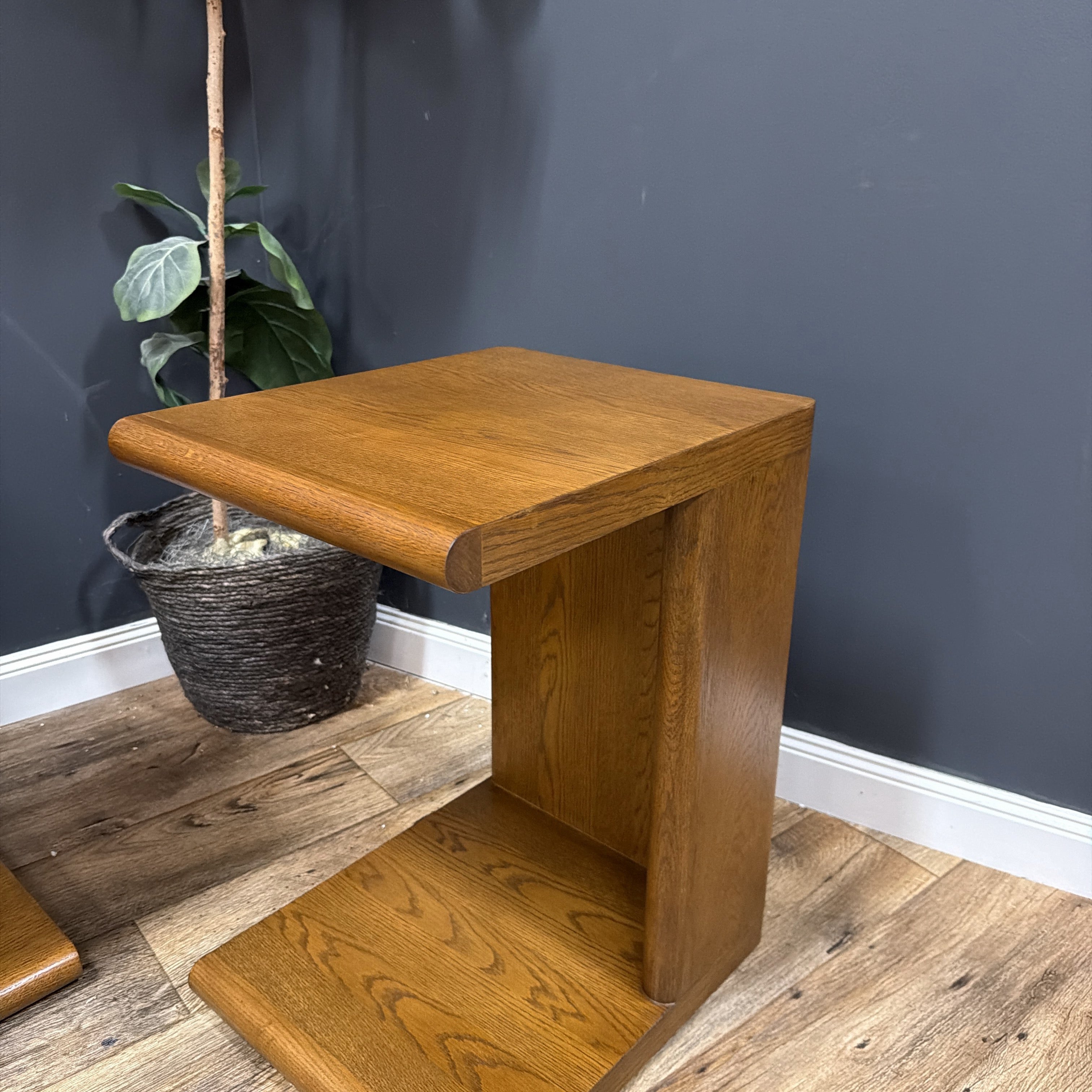 Article - Torme C Side Table - Smoked Oak - Set of 2
