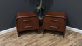 Article Faydra 2-Drawer Nightstand - Walnut - Set of 2