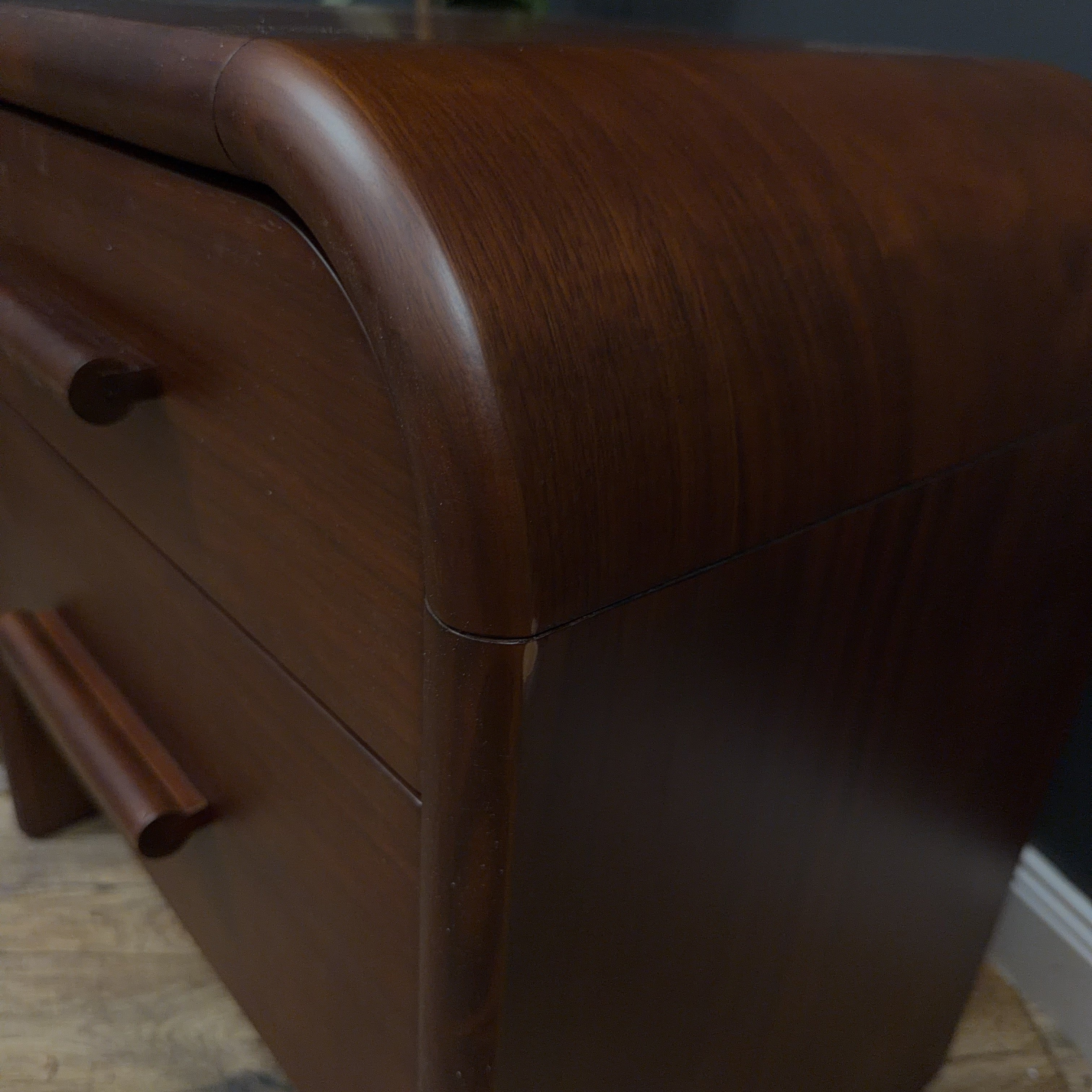 Article Faydra 2-Drawer Nightstand - Walnut - Set of 2