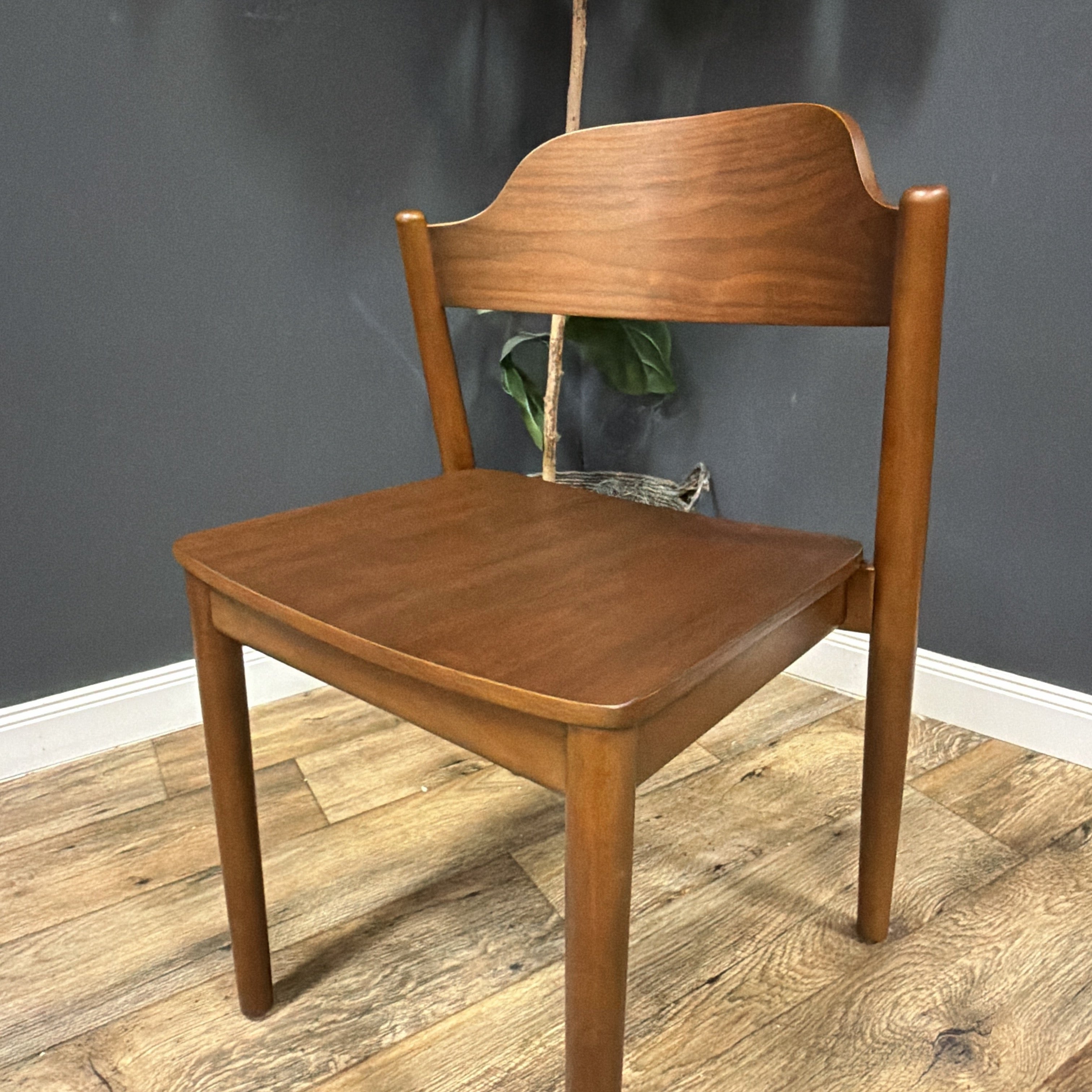 Article Sylvo Stackable Dining Chair - Walnut set of 12