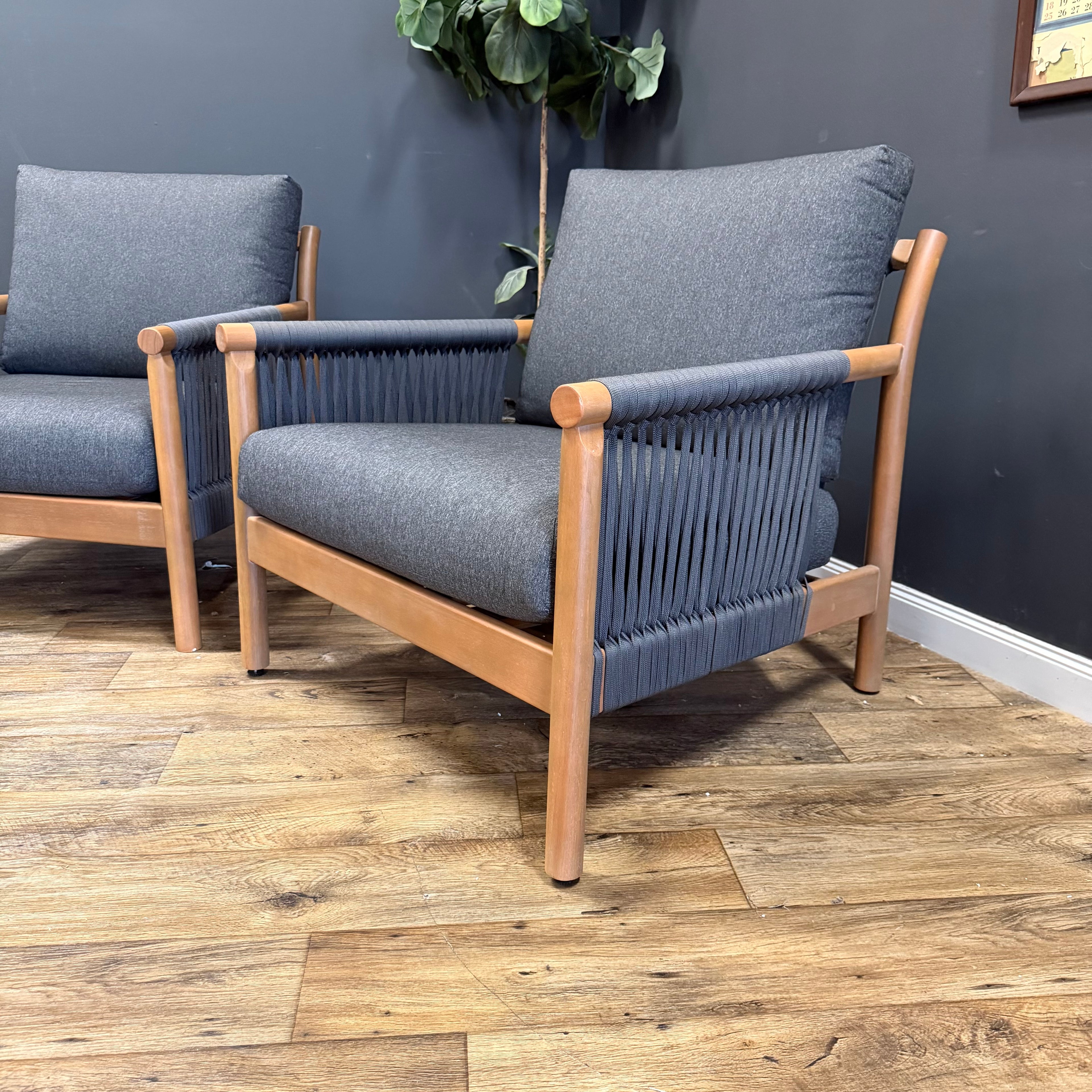 Rosa Outdoor Lounge Chairs (Set of 2)