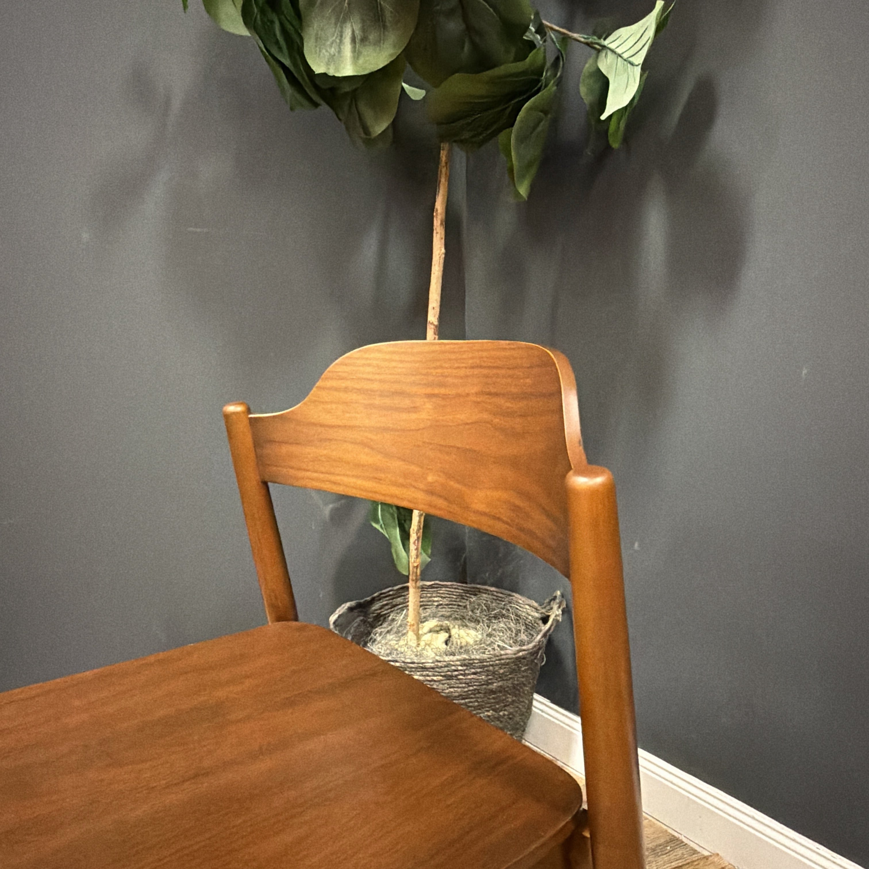 Article Sylvo Stackable Dining Chair - Walnut set of 12