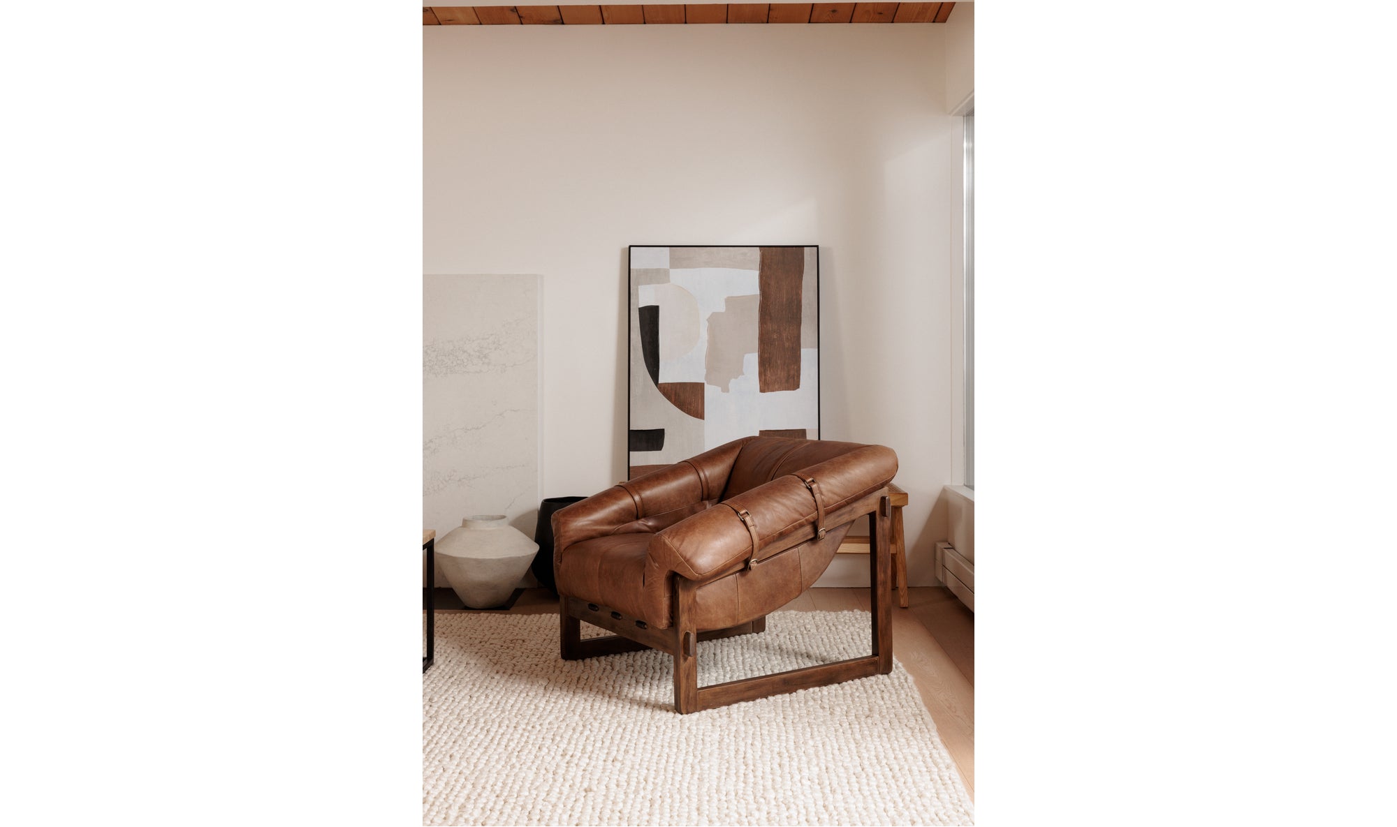 Bellos Accent Chair Open Road Brown