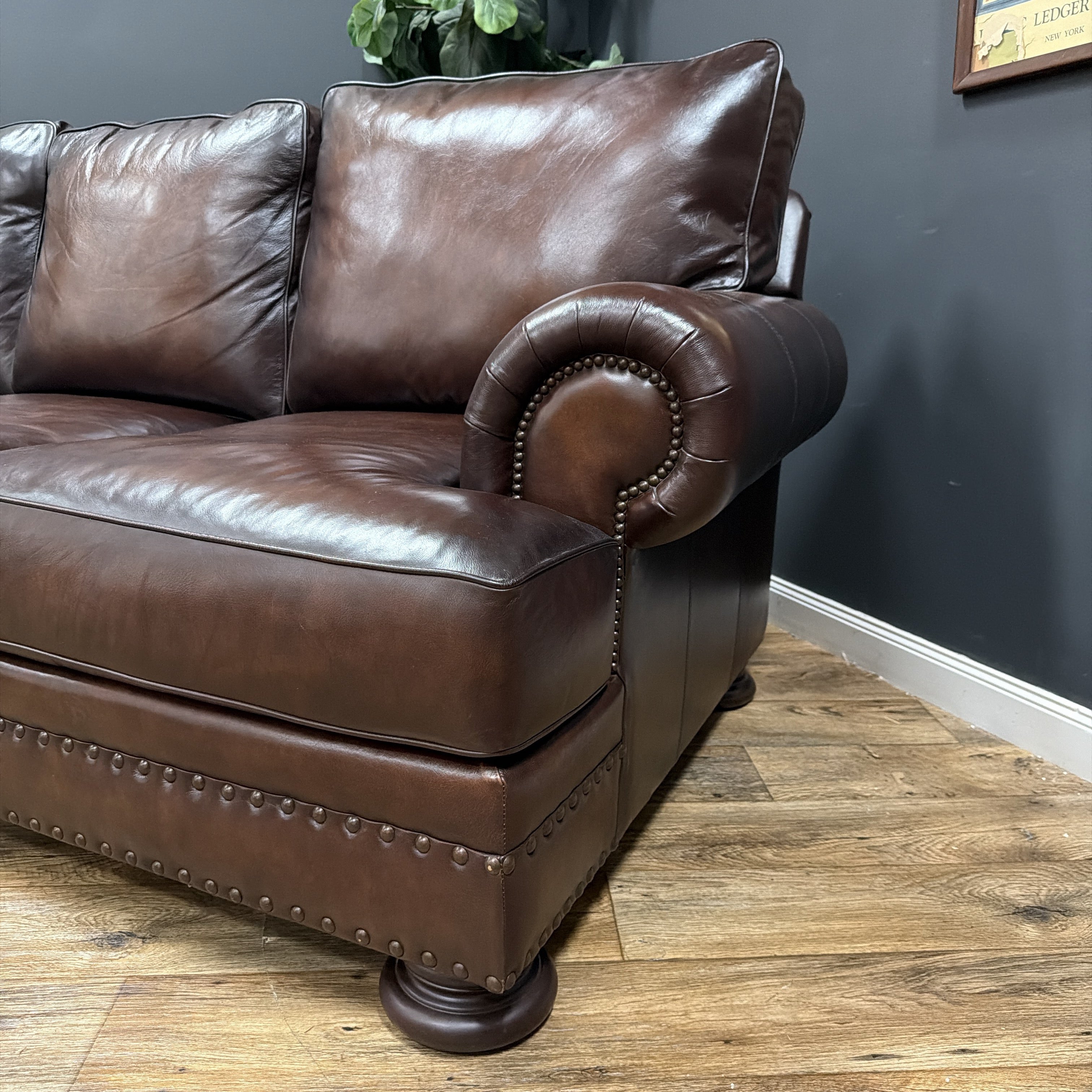 Bernhardt Leather Sofa