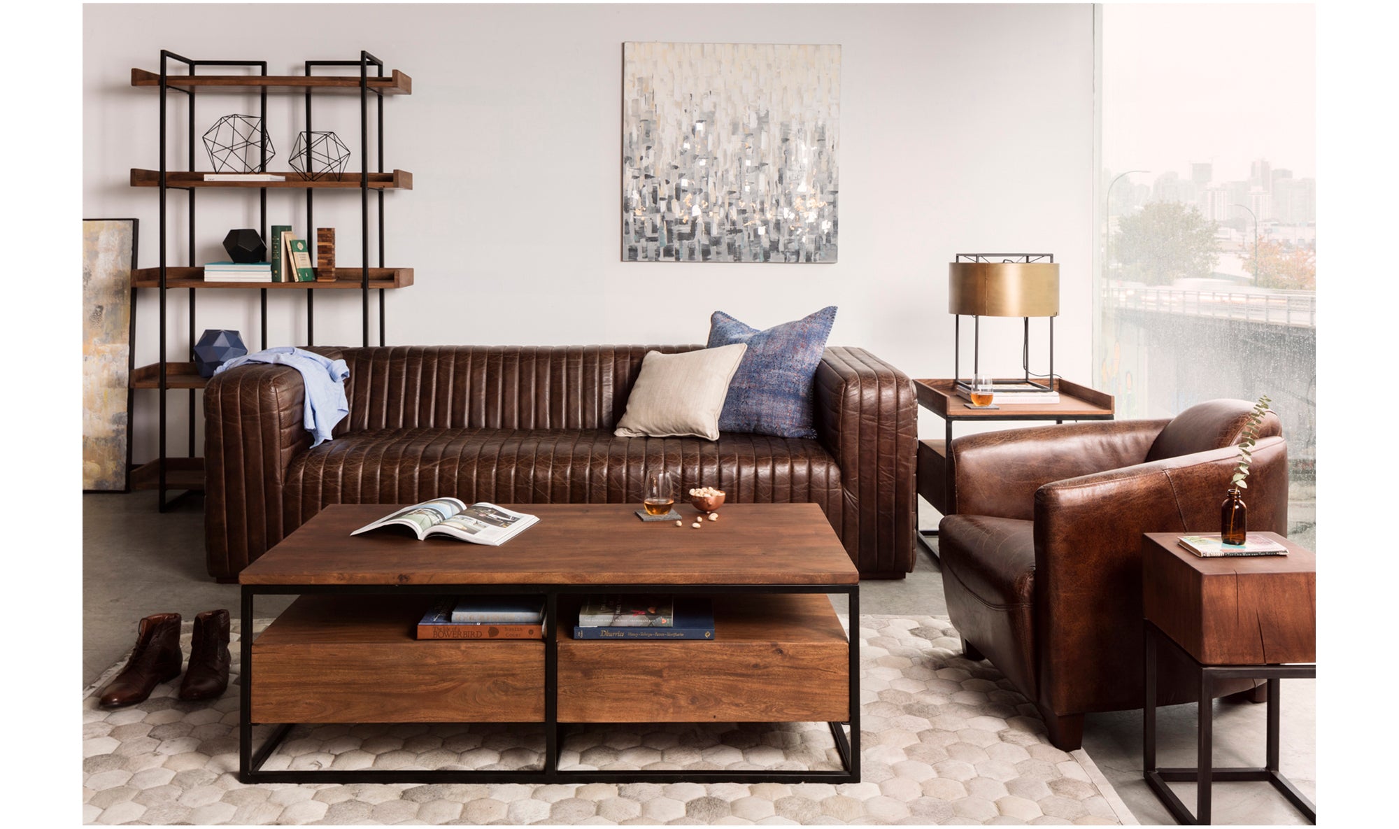 Salzburg Club Chair Dark Brown Leather