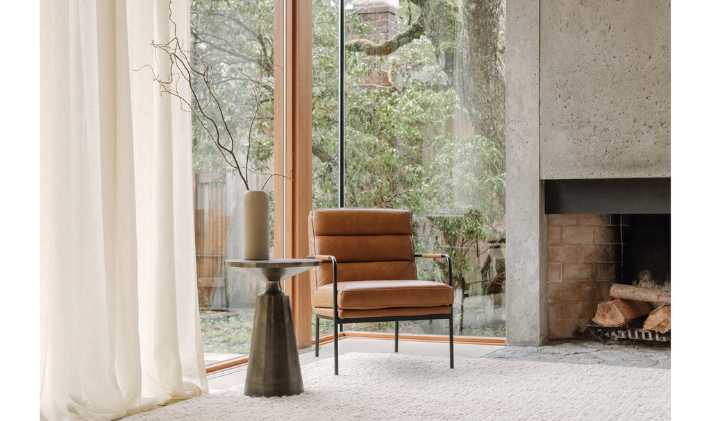 Verlaine Armchair Chestnut Brown