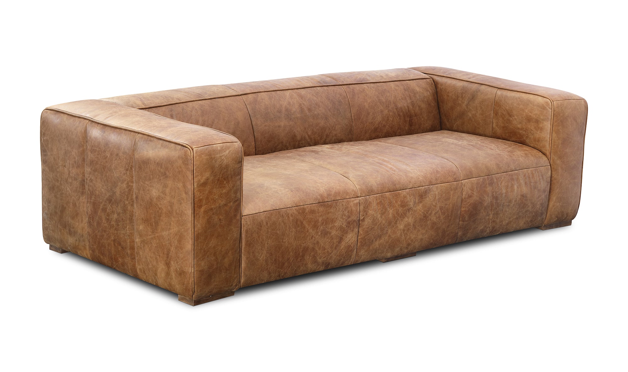 Bolton Sofa Open Road Brown Leather