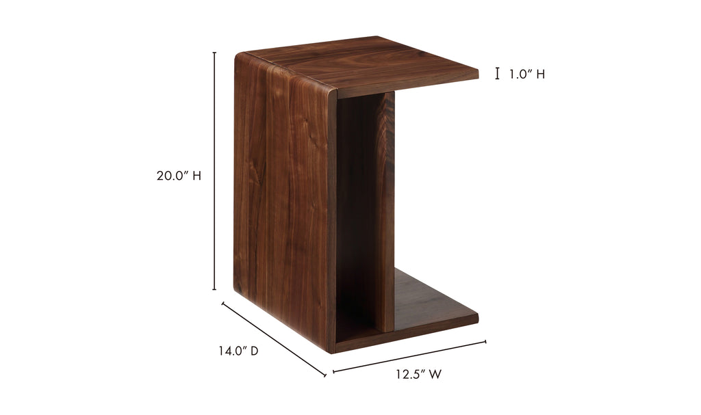 Hiroki Accent Table Brown