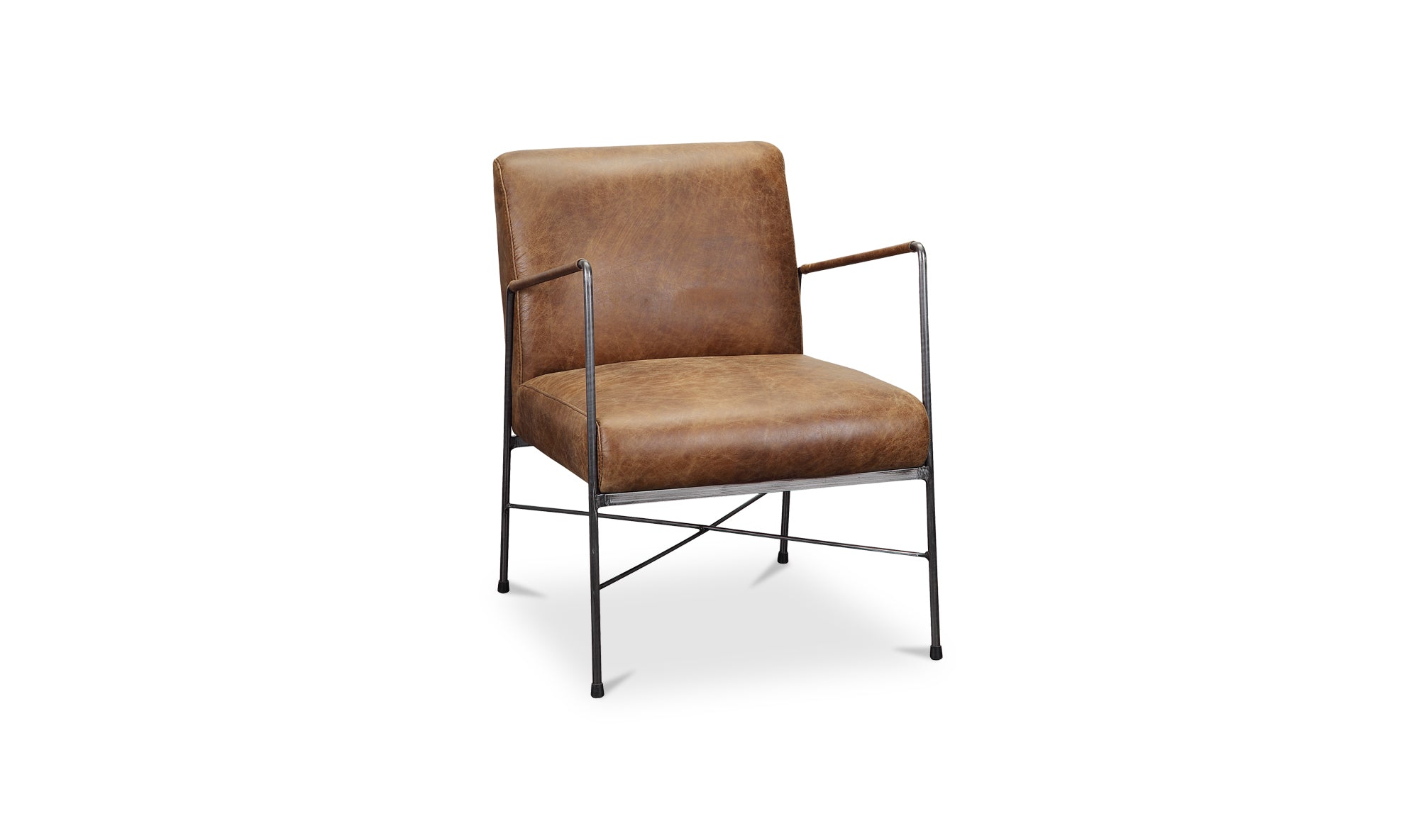 Dagwood Leather Armchair Open Road Brown