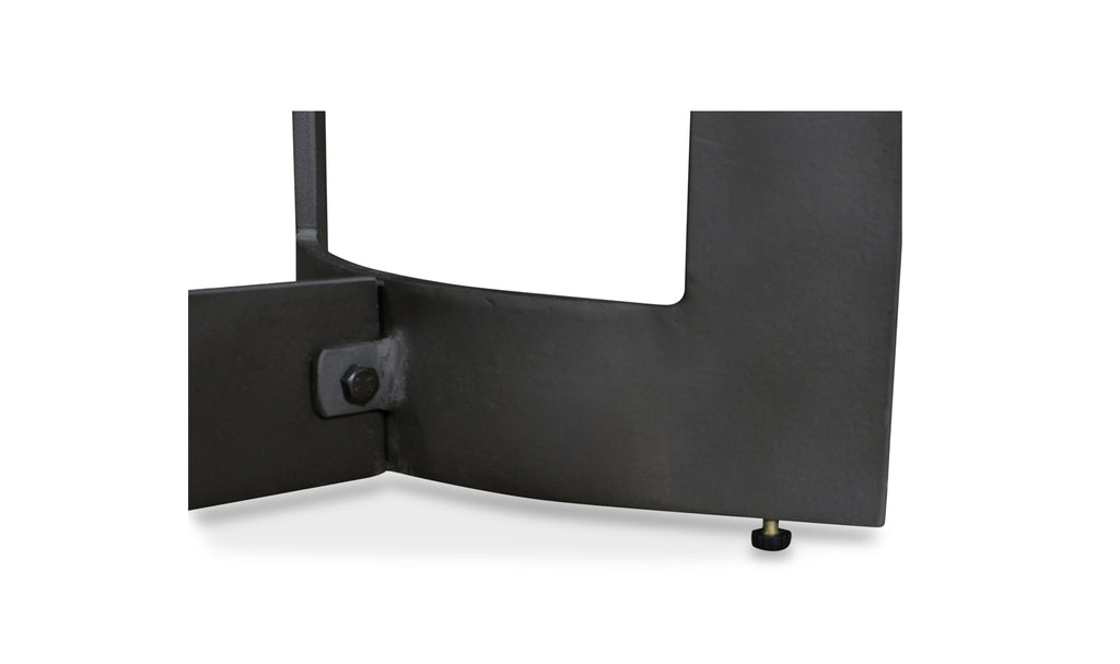 Bent Console Table Brown