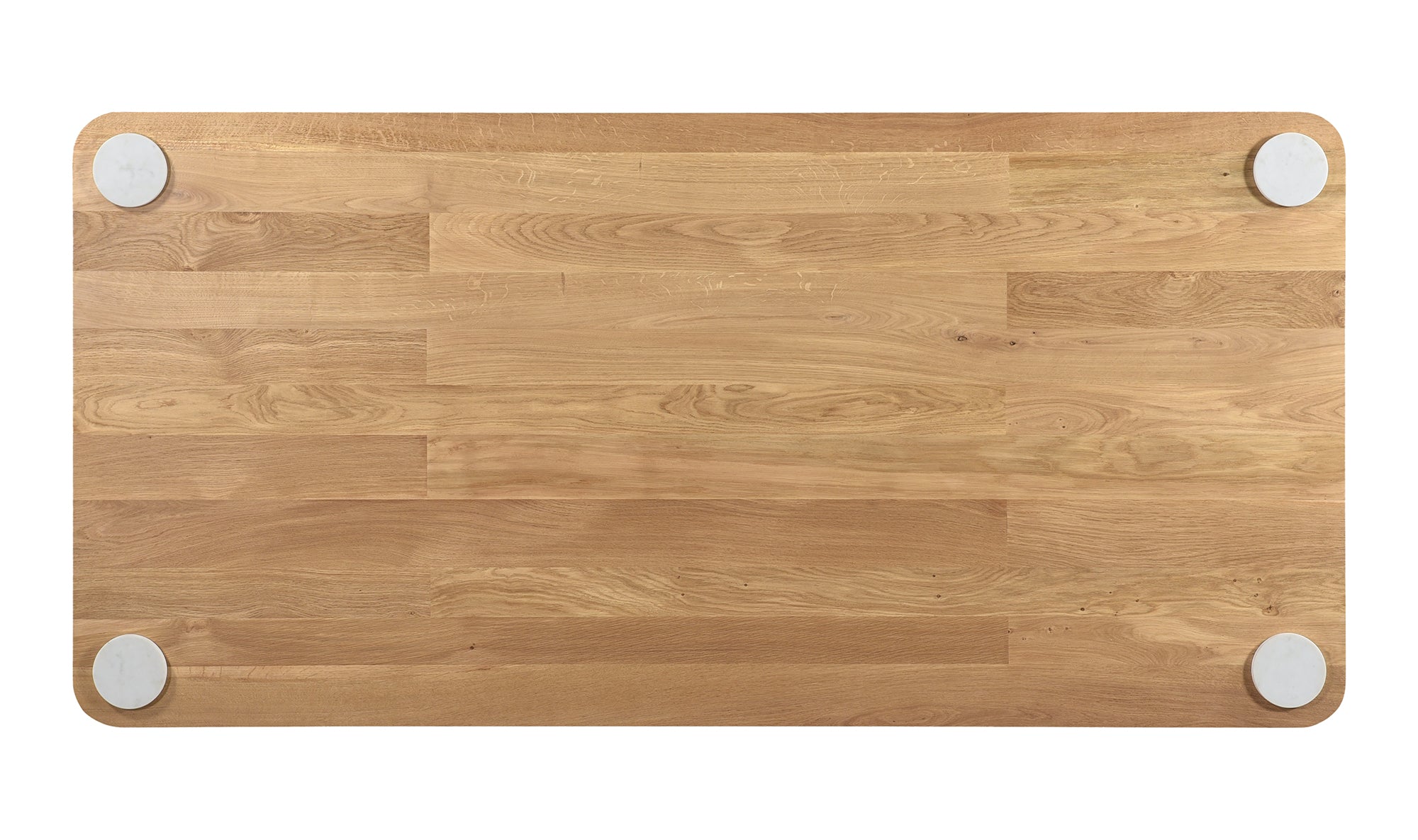 Century Dining Table Natural White Marble Leg