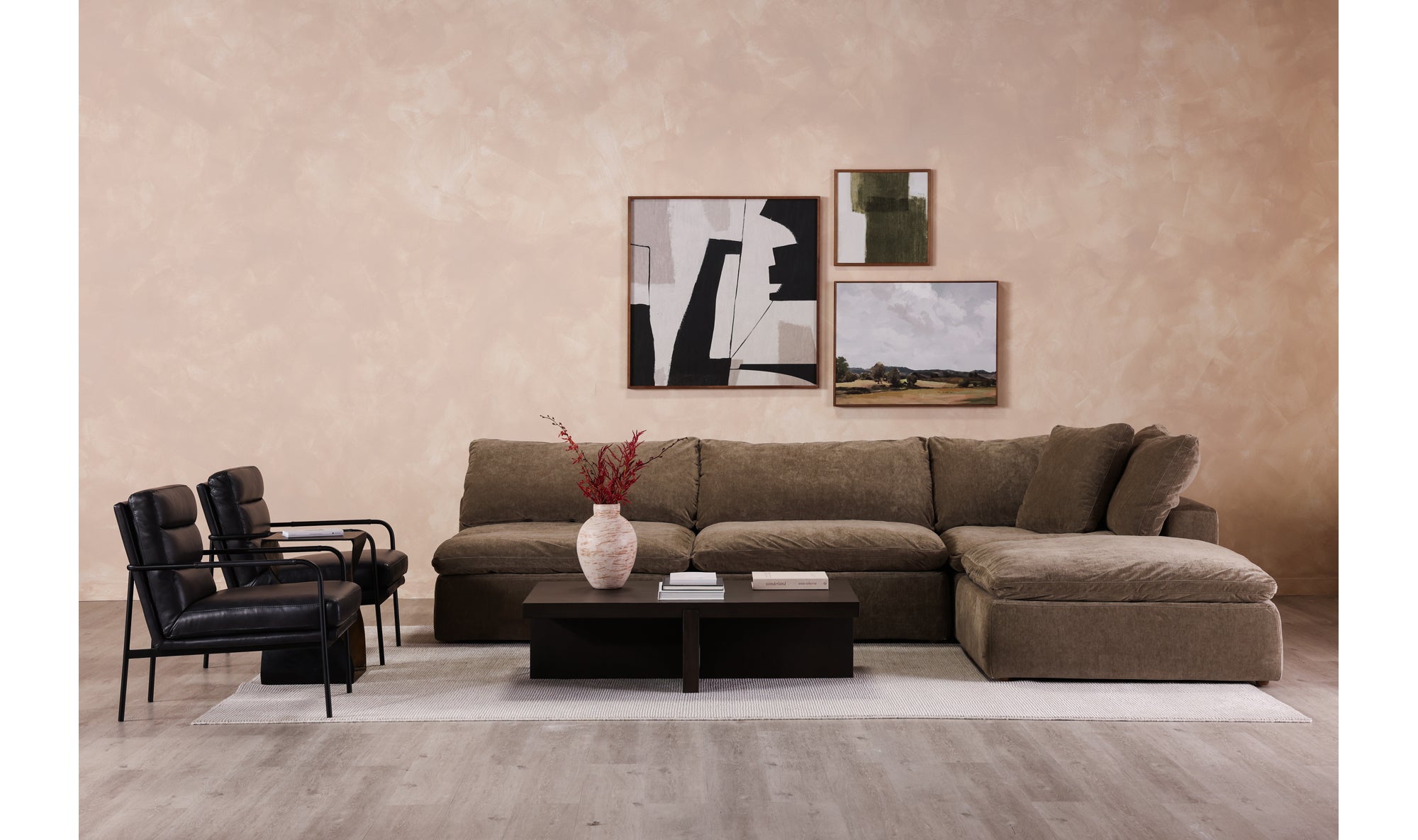 Folke Rectangular Coffee Table Dark Brown