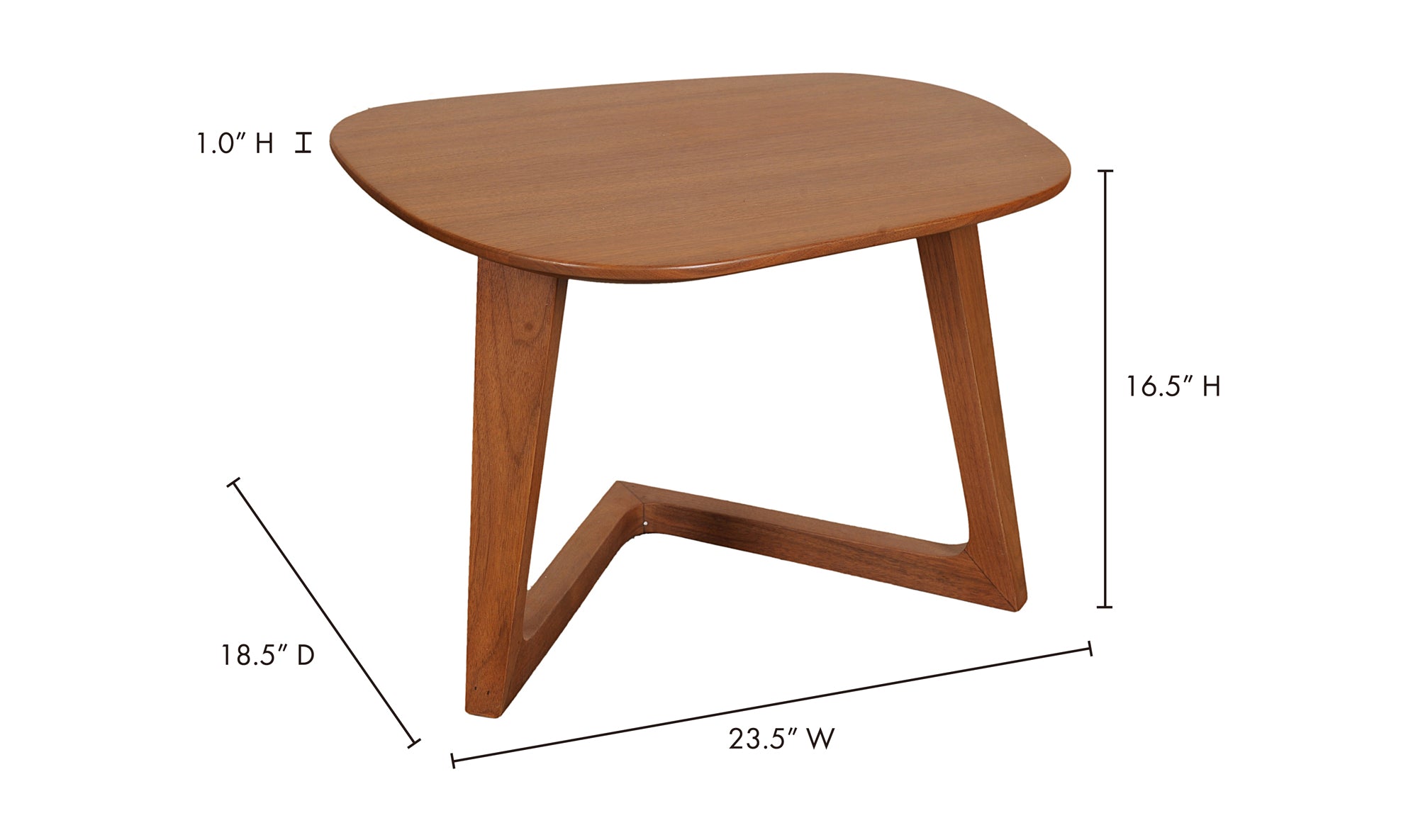 Godenza End Table Brown