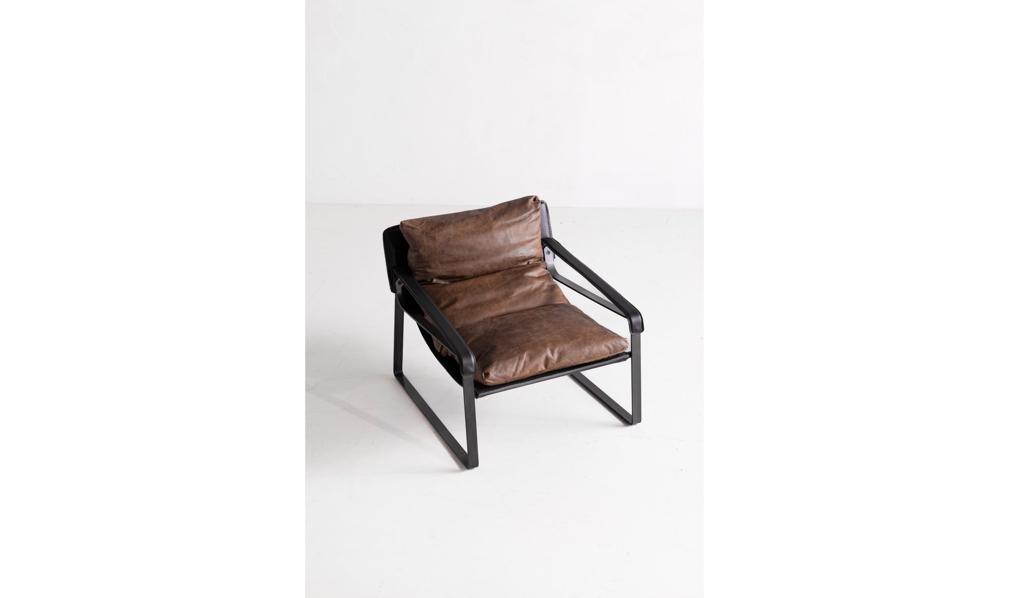 Connor Club Chair Open Road Brown Leather