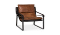 Connor Club Chair Open Road Brown Leather
