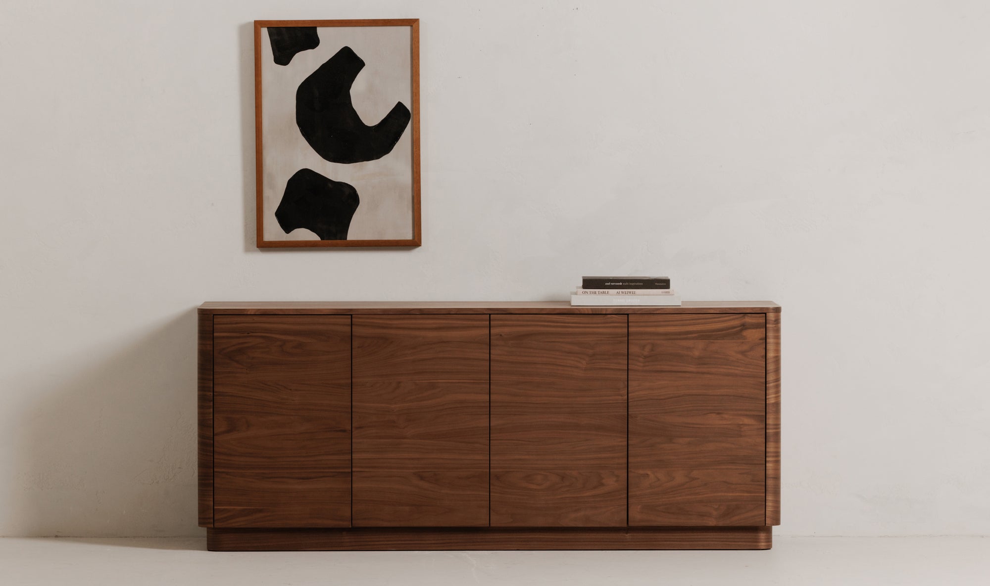 Round Off Sideboard Walnut Brown