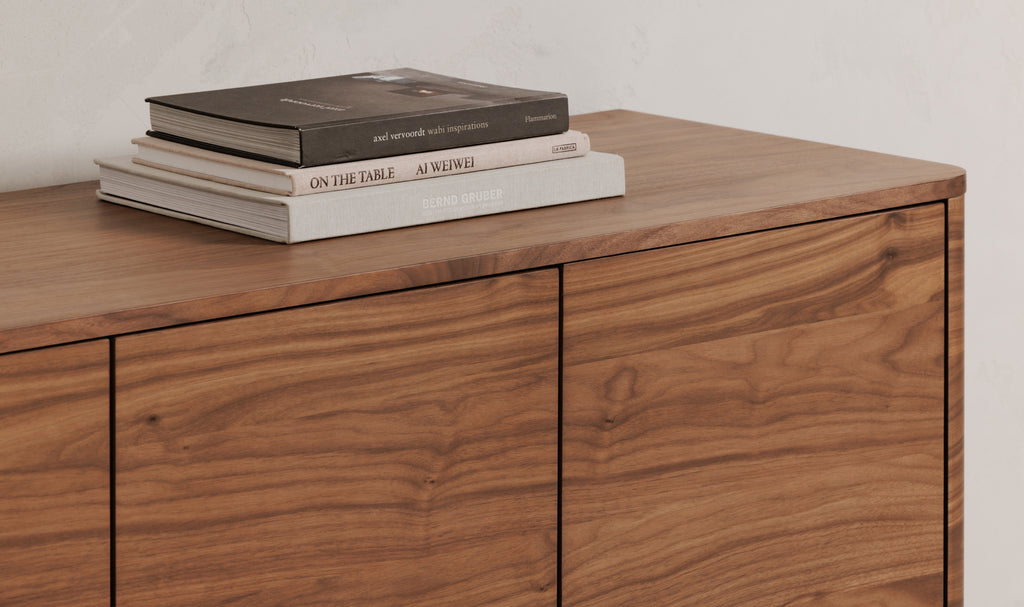 Round Off Sideboard Walnut Brown