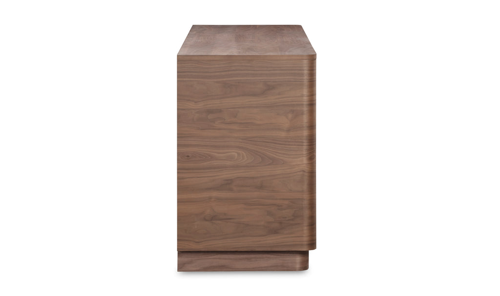 Round Off Sideboard Walnut Brown