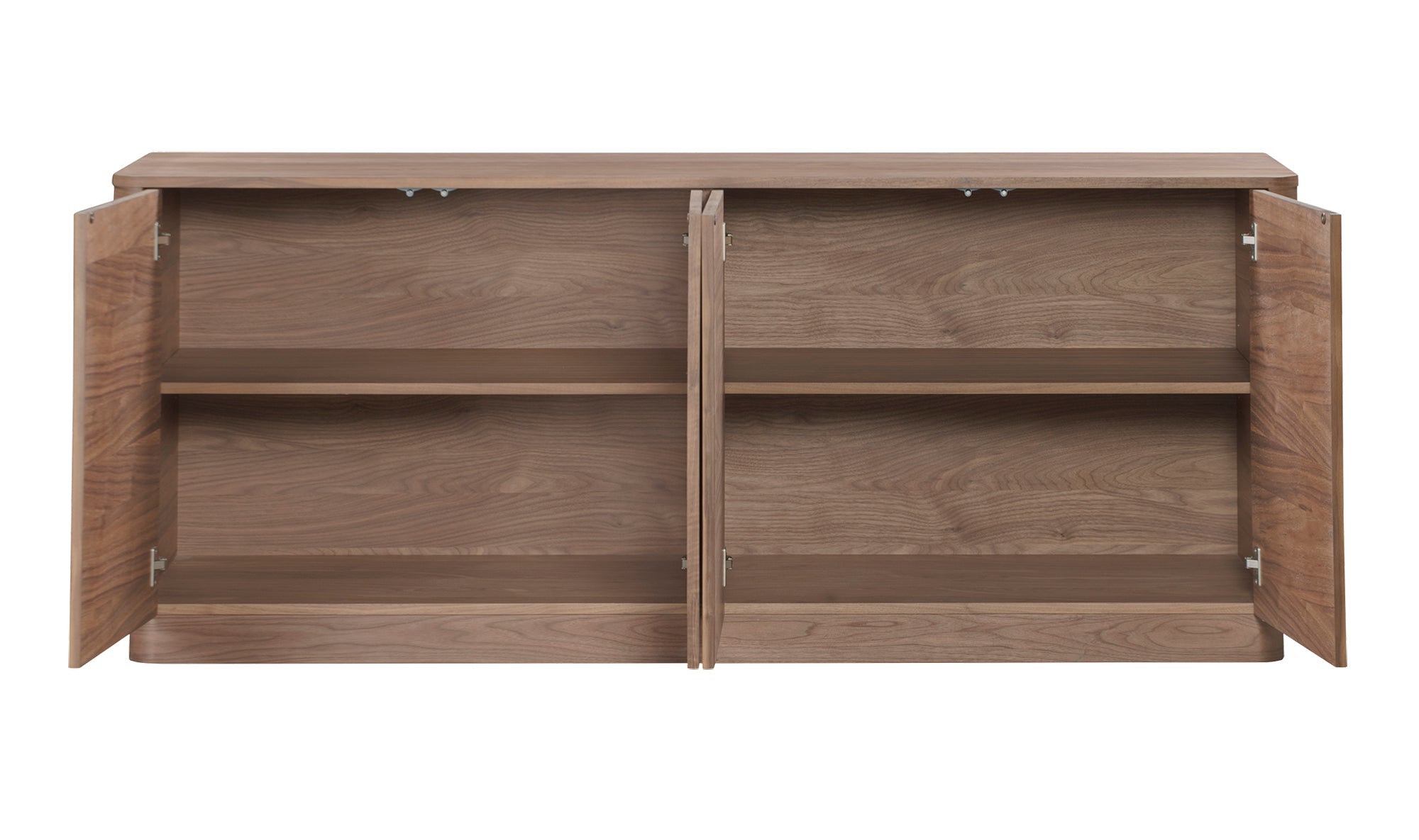Round Off Sideboard Walnut Brown