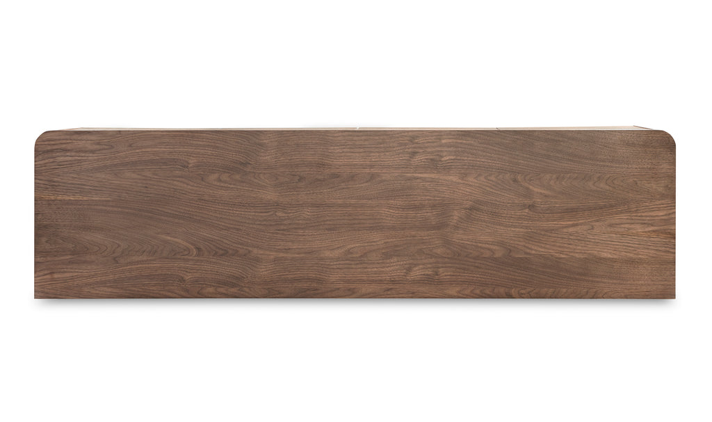 Round Off Sideboard Walnut Brown