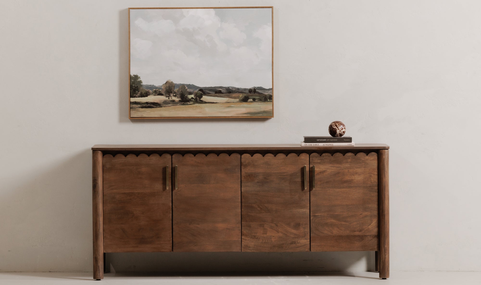 Wiley 4 Door Sideboard Vintage Brown