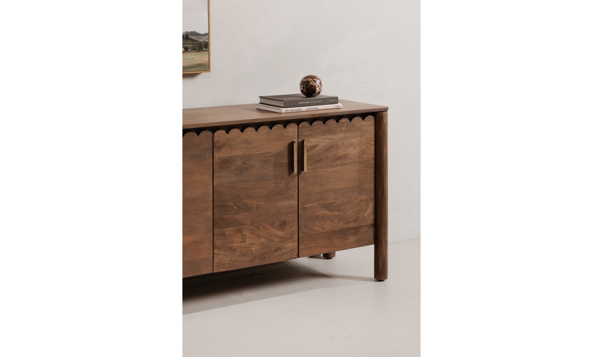 Wiley 4 Door Sideboard Vintage Brown