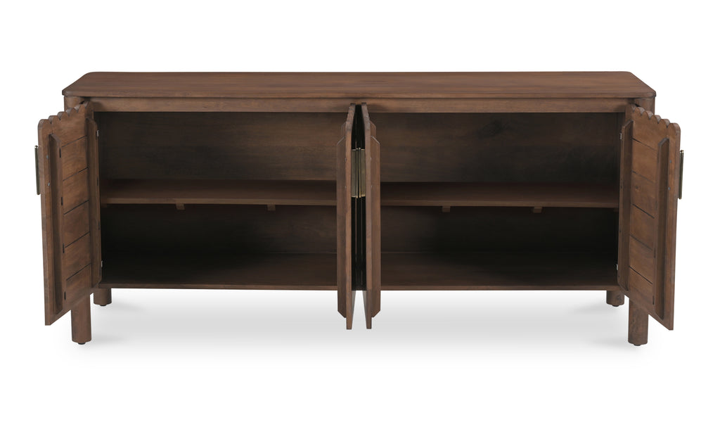 Wiley 4 Door Sideboard Vintage Brown