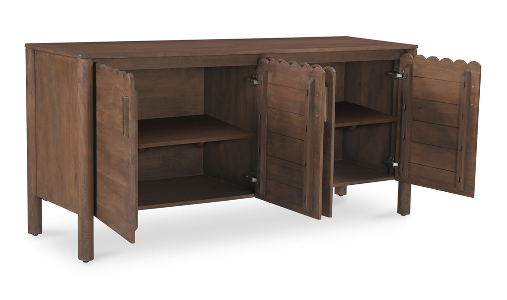 Wiley 4 Door Sideboard Vintage Brown