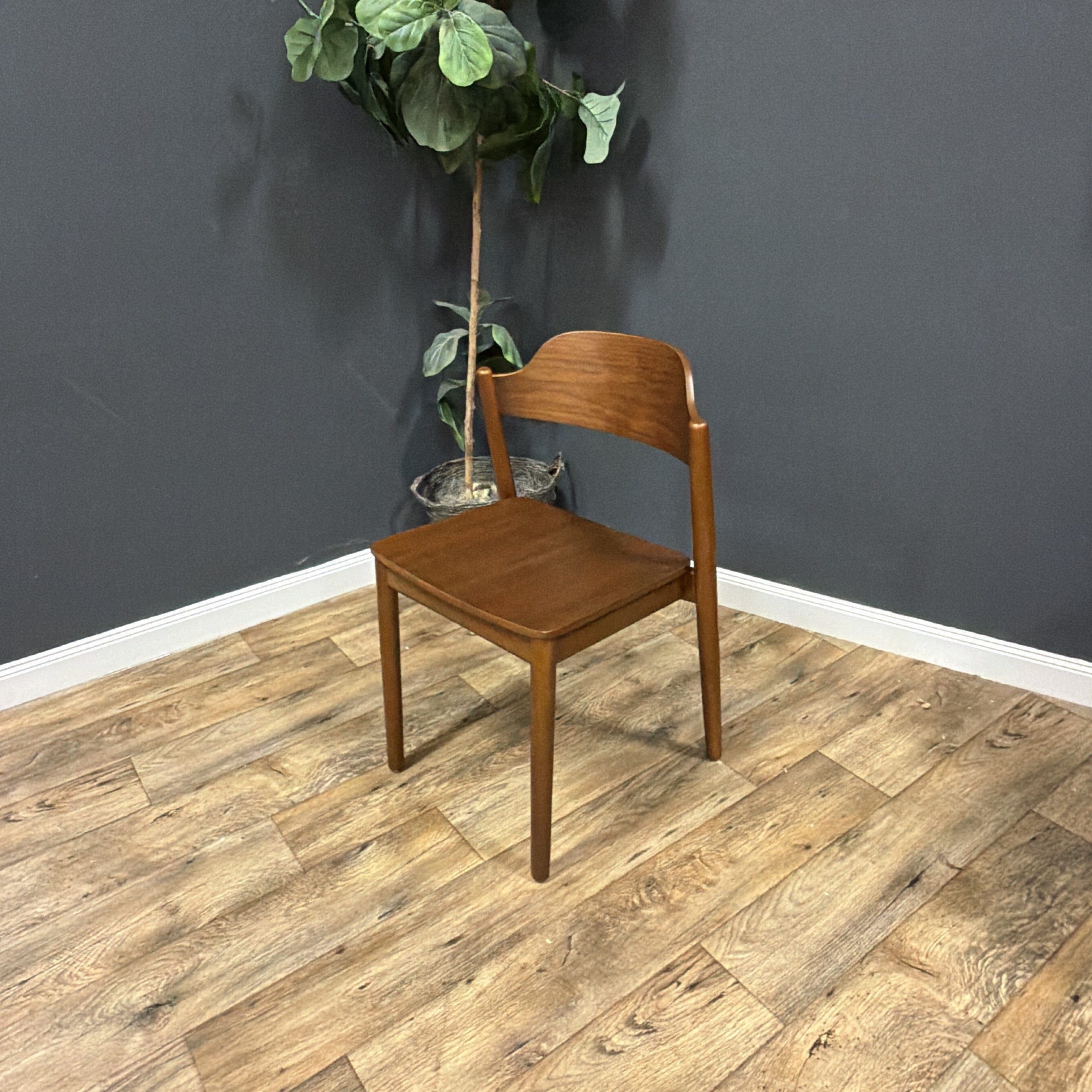 Article Sylvo Stackable Dining Chair - Walnut set of 12