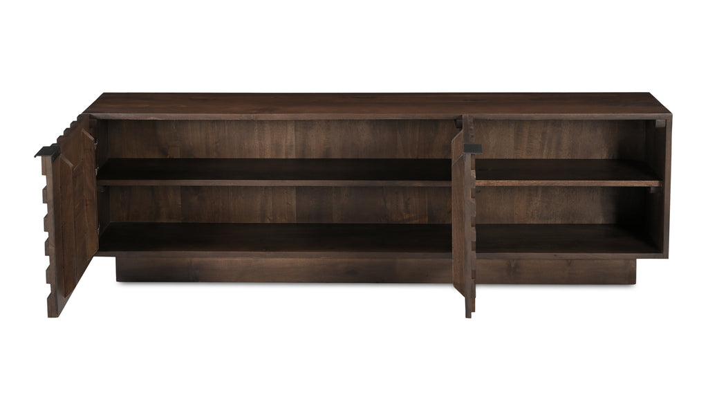 Easton Media Cabinet Brown