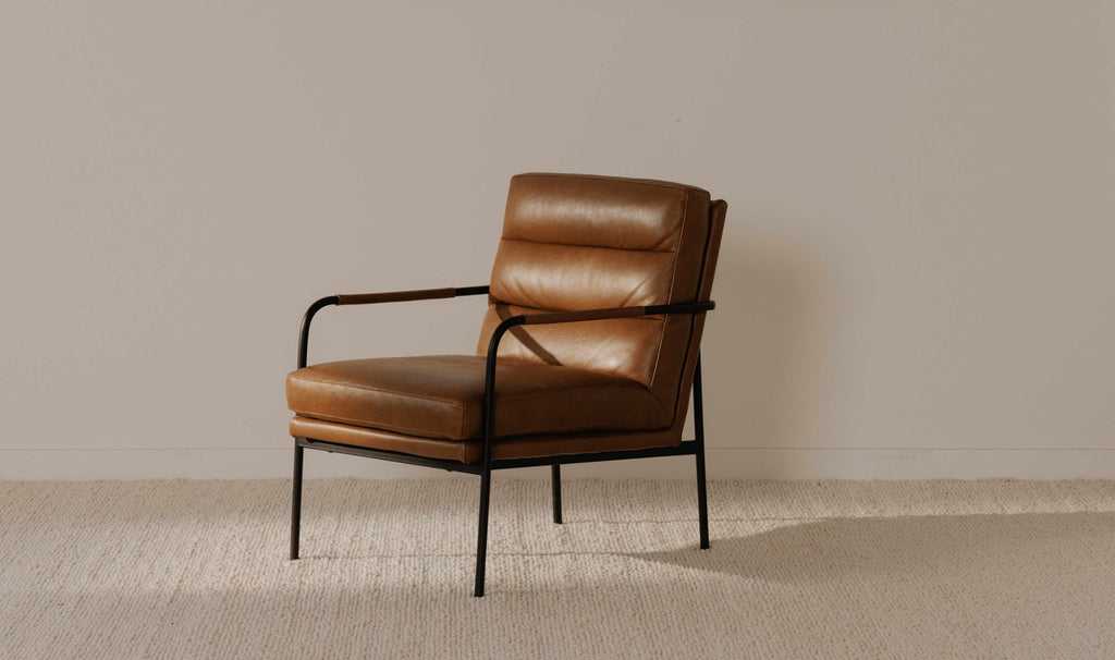 Verlaine Armchair Chestnut Brown