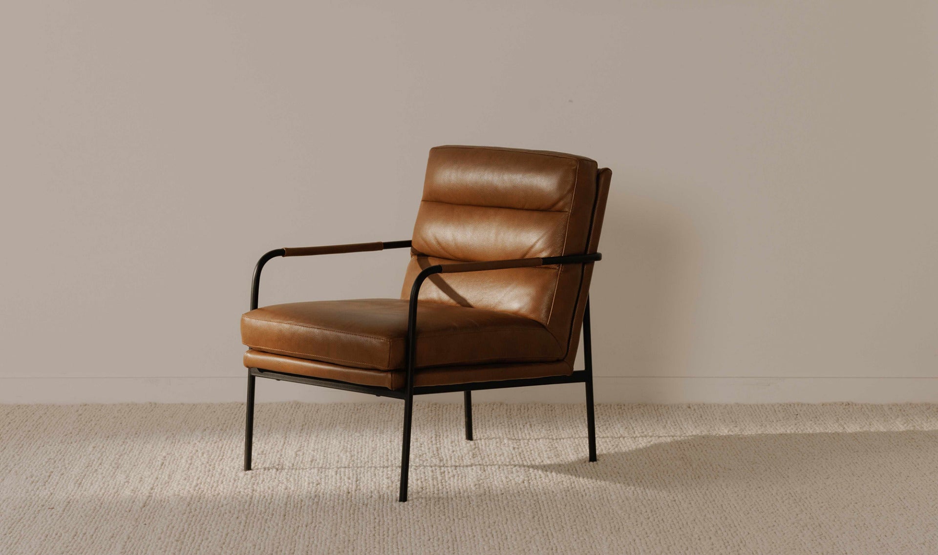 Verlaine Armchair Chestnut Brown