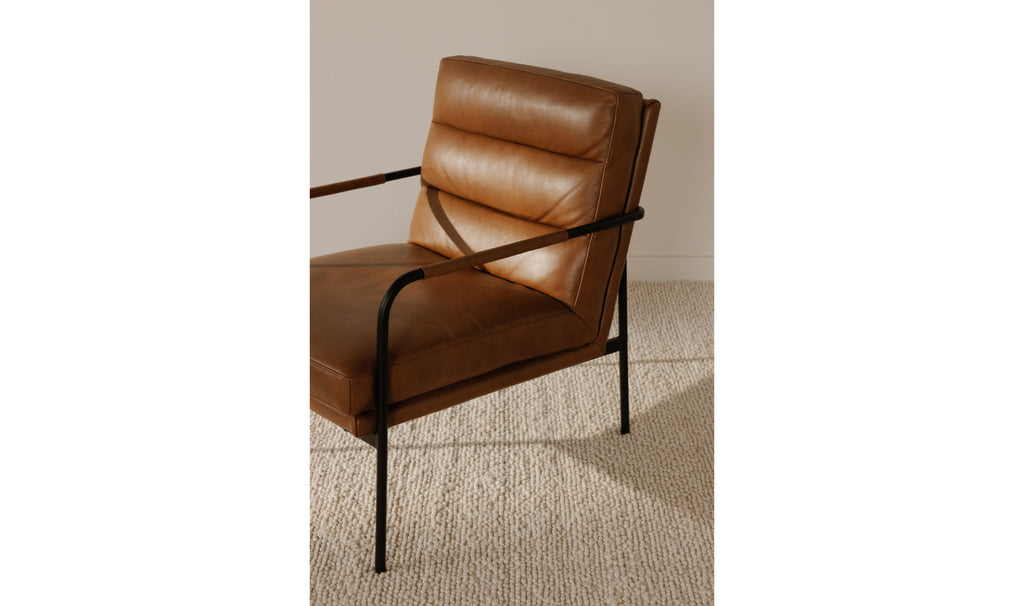 Verlaine Armchair Chestnut Brown