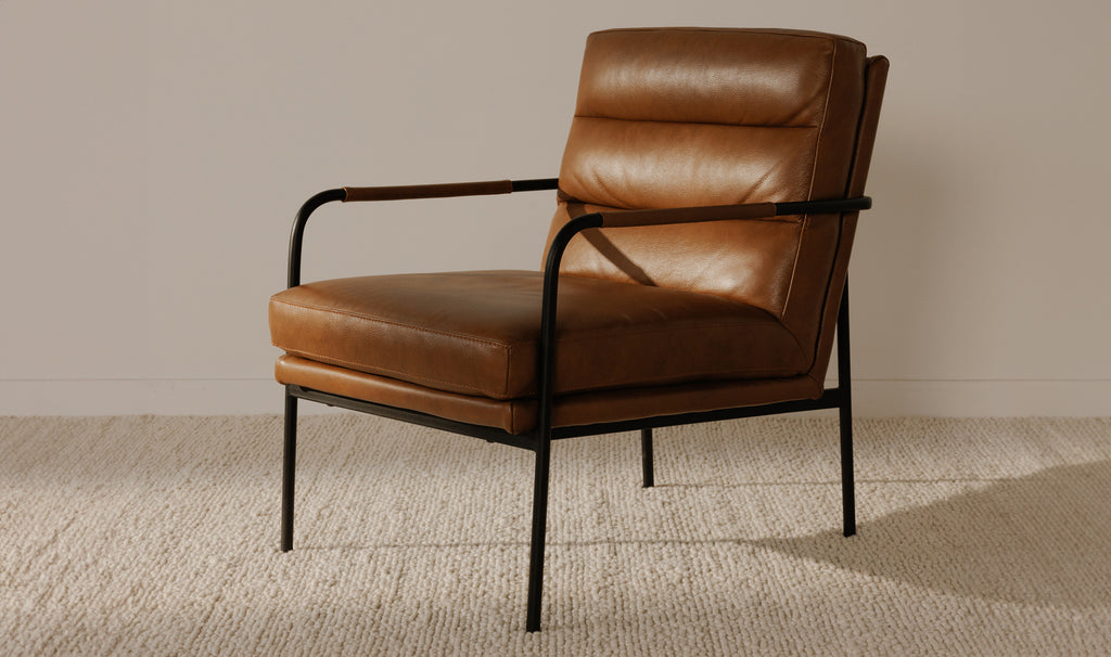 Verlaine Armchair Chestnut Brown