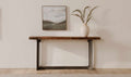 Bent Console Table Brown