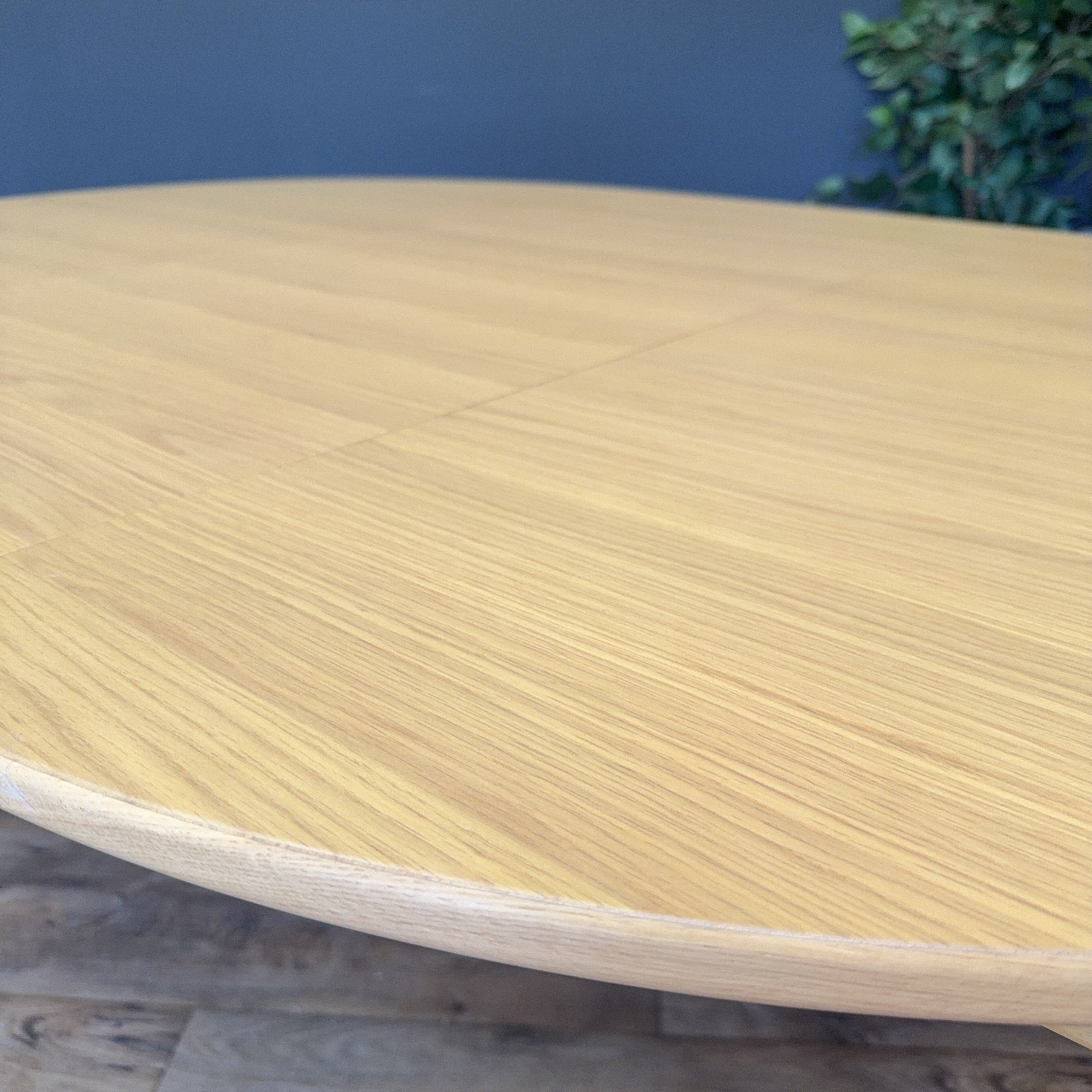 Heidi 48" - 67.75" Extendable Round Dining Table - White Oak (Article)