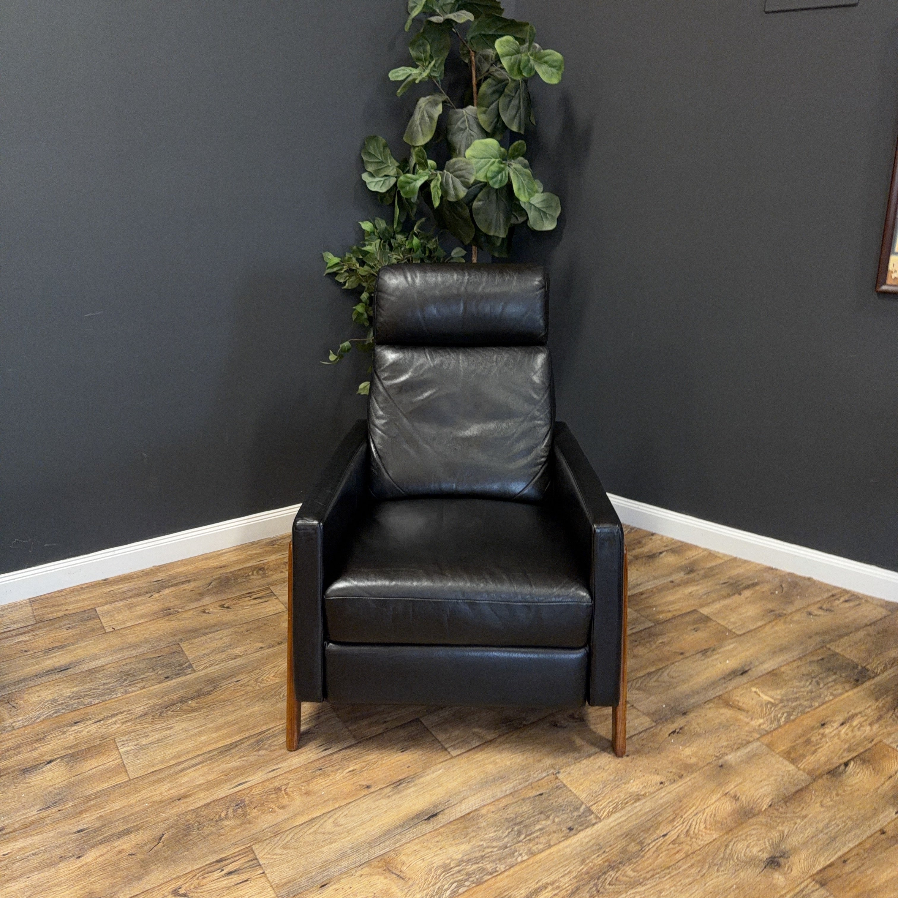 West Elm - Spencer Wood-Framed Leather Recliner - price by ea. 2 available