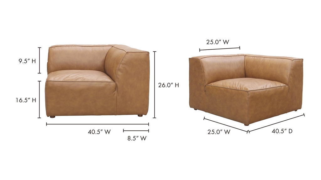 Moe’s Home Form Corner Chair