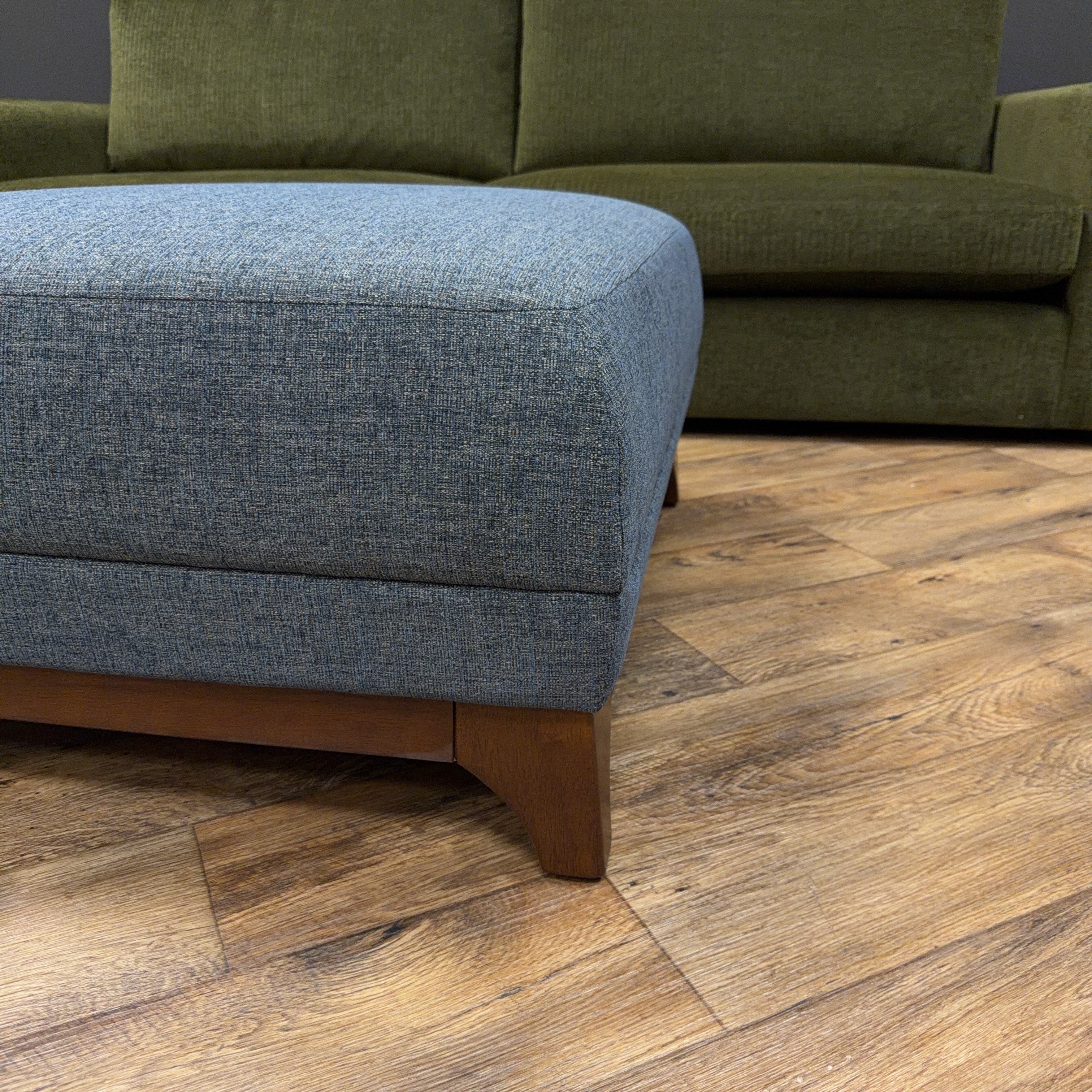 Ceni 35” Ottoman — Denim Blue (Article)