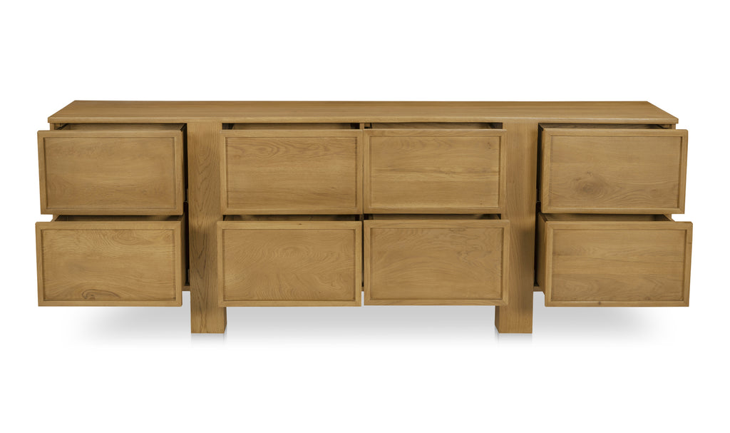 Henley 8 Drawer Dresser Brown