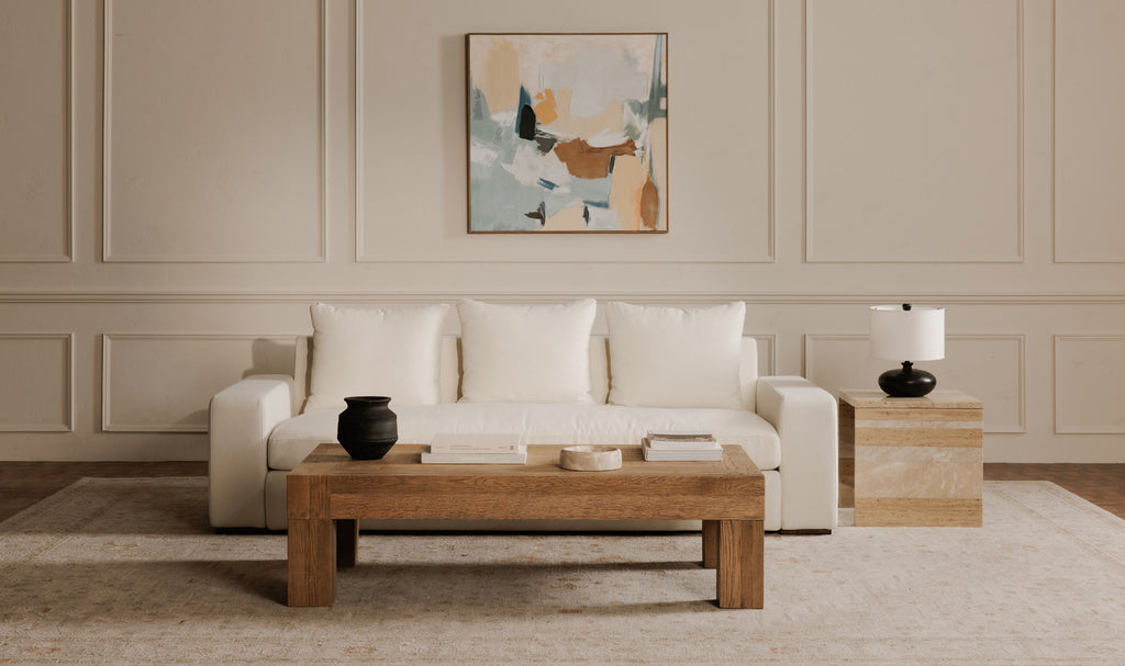 Evander Coffee Table Rectangle Aged Oak