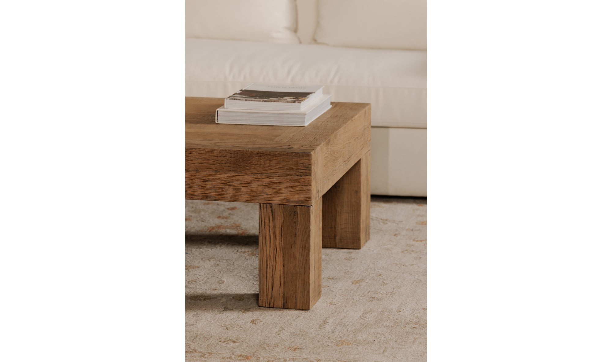 Evander Coffee Table Rectangle Aged Oak