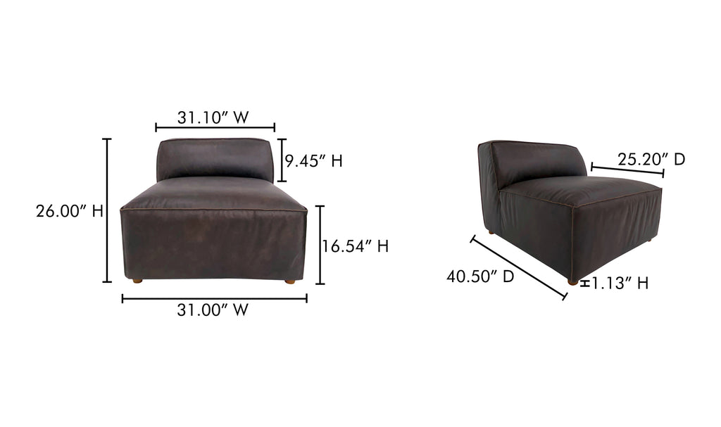 Moe’s Home Form Slipper Chair Sonoran