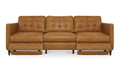 Bridgers Power Recliner Sofa Tan Leather