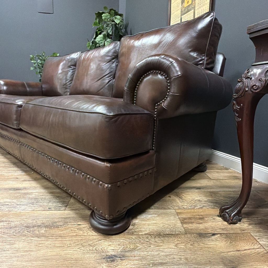 Bernhardt Leather Sofa