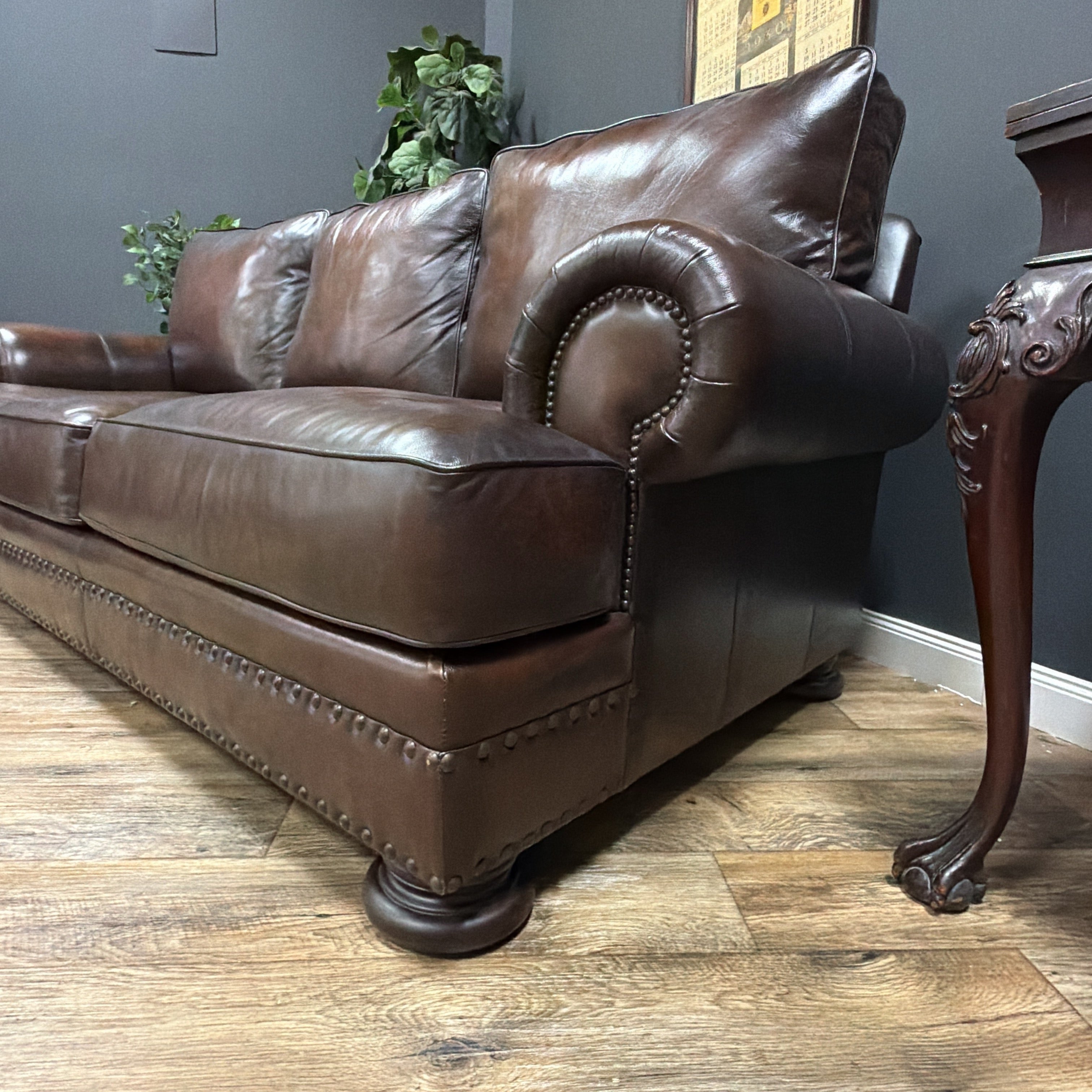 Bernhardt Leather Sofa
