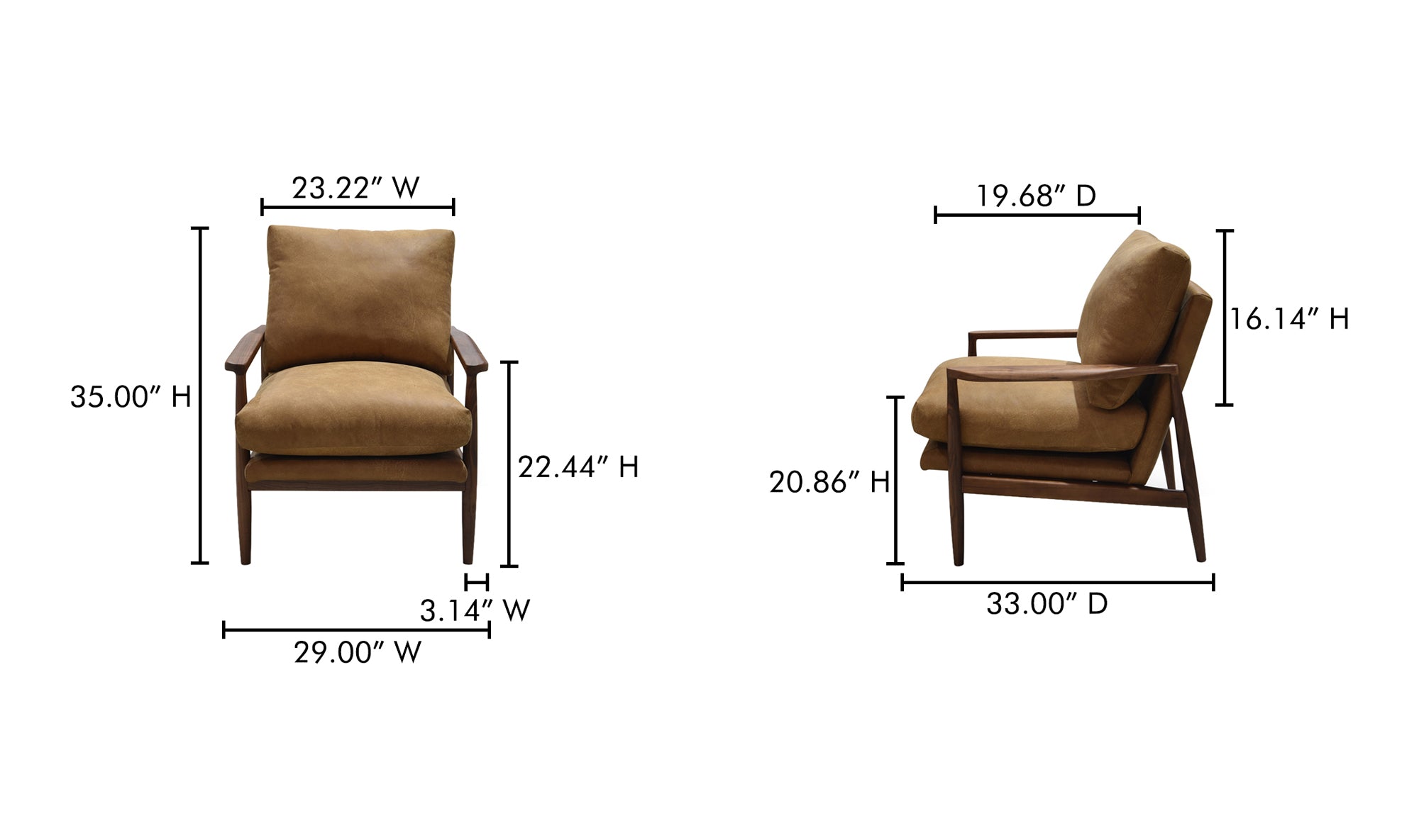 Arturo Accent Chair Tan