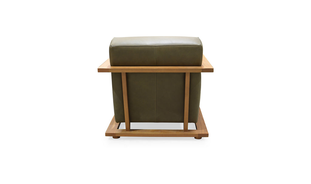 Eckersley Lounge Chair Olive Leather