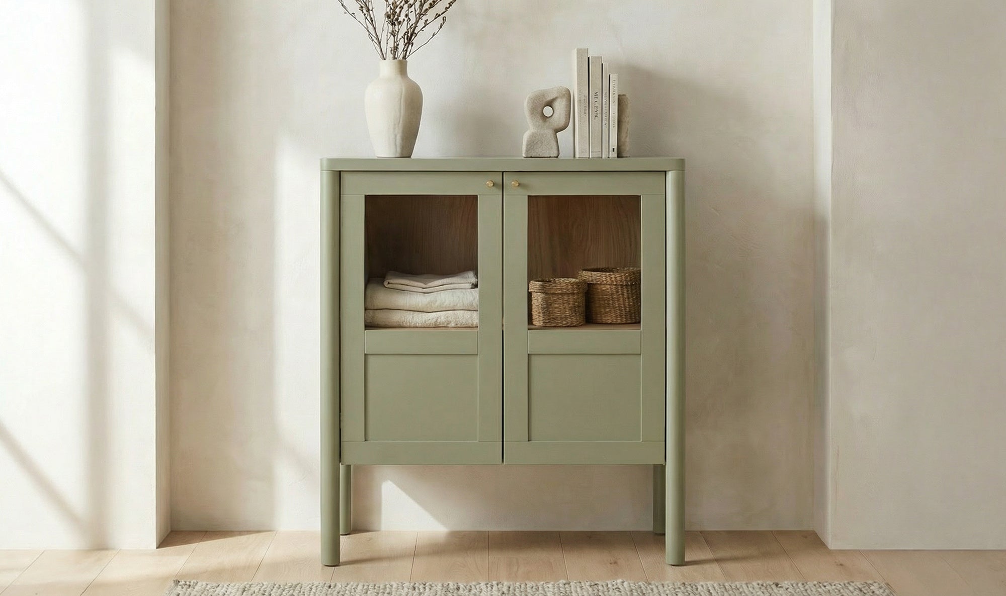 Hannah Cabinet Green