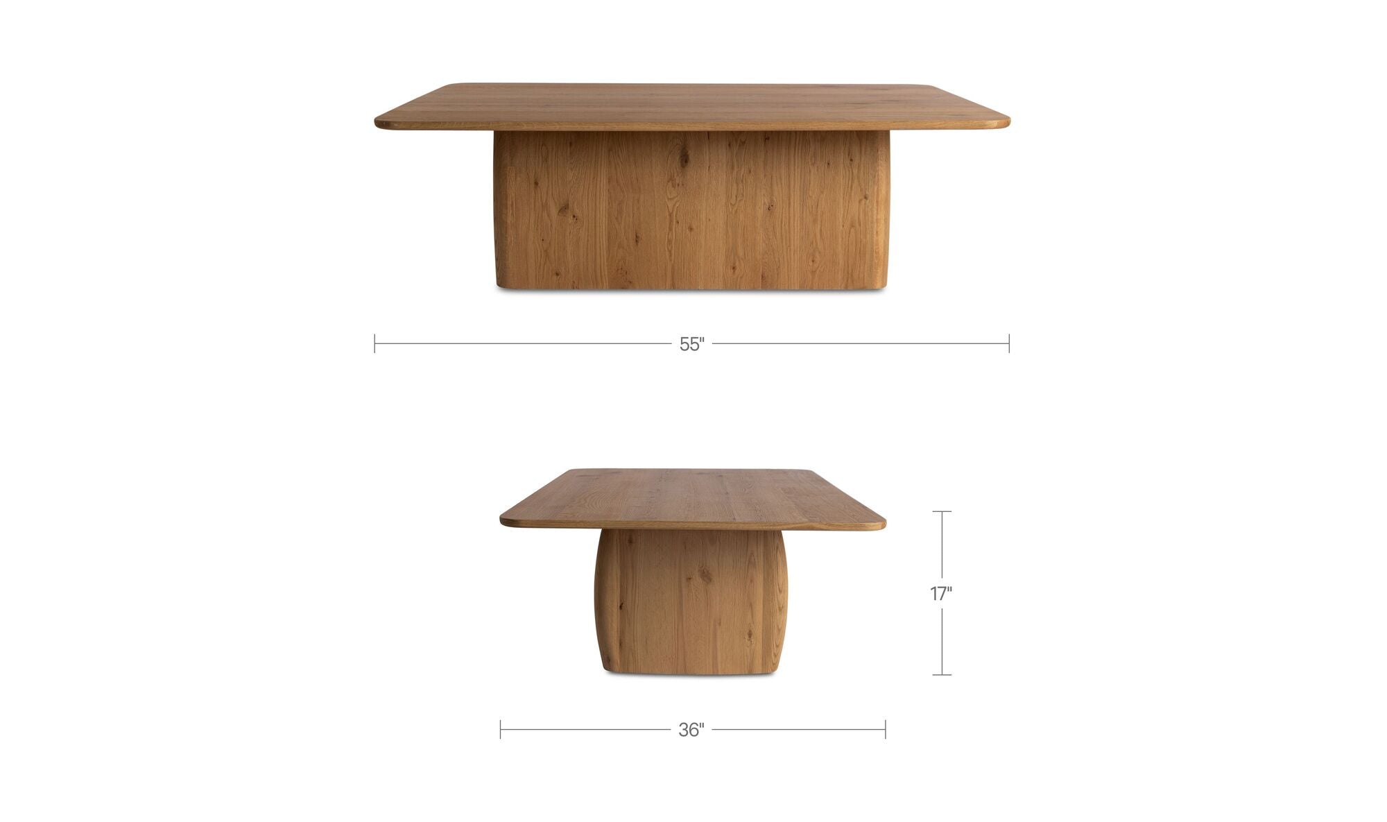 Winston Coffee Table Rustic Oak